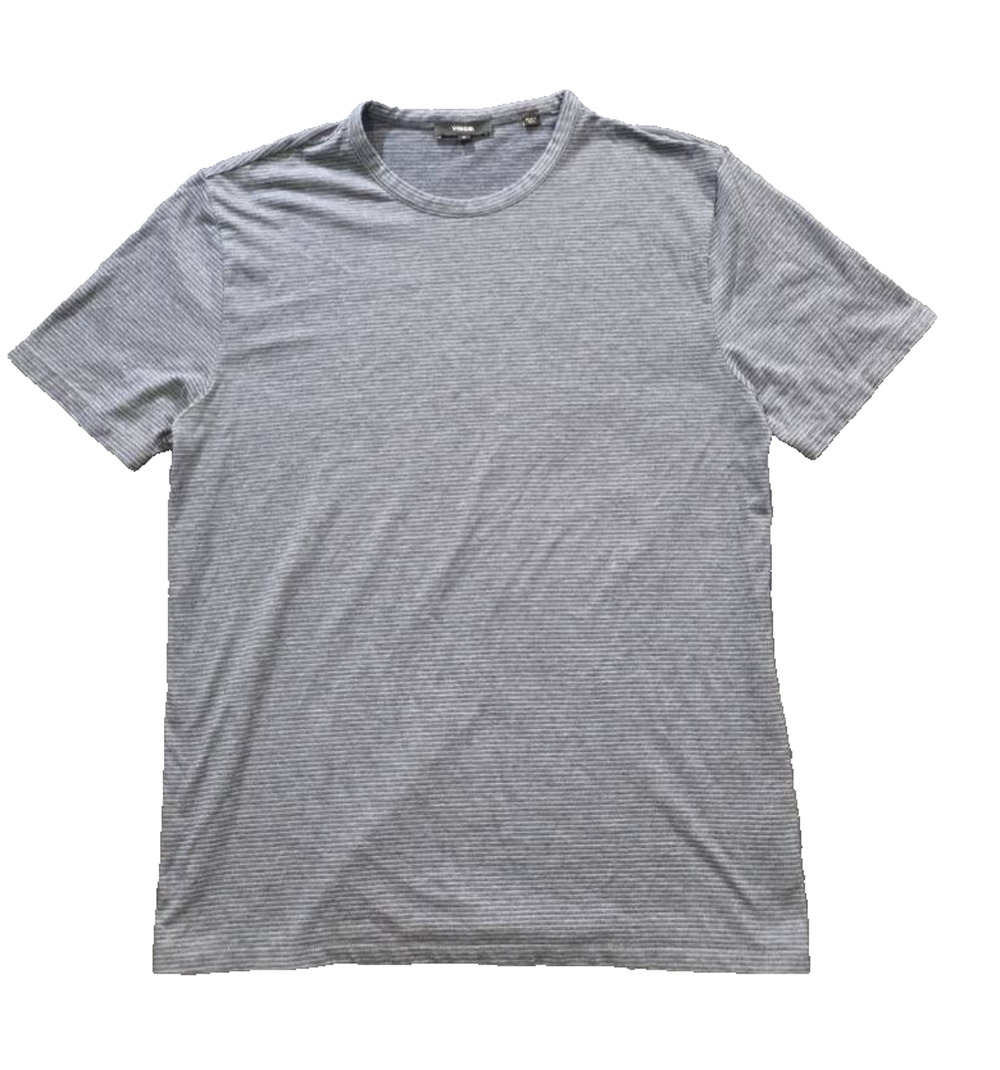 Vince Men's Streaky Cotton Jersey Crewneck Y2k T-Shirt Size M A010105